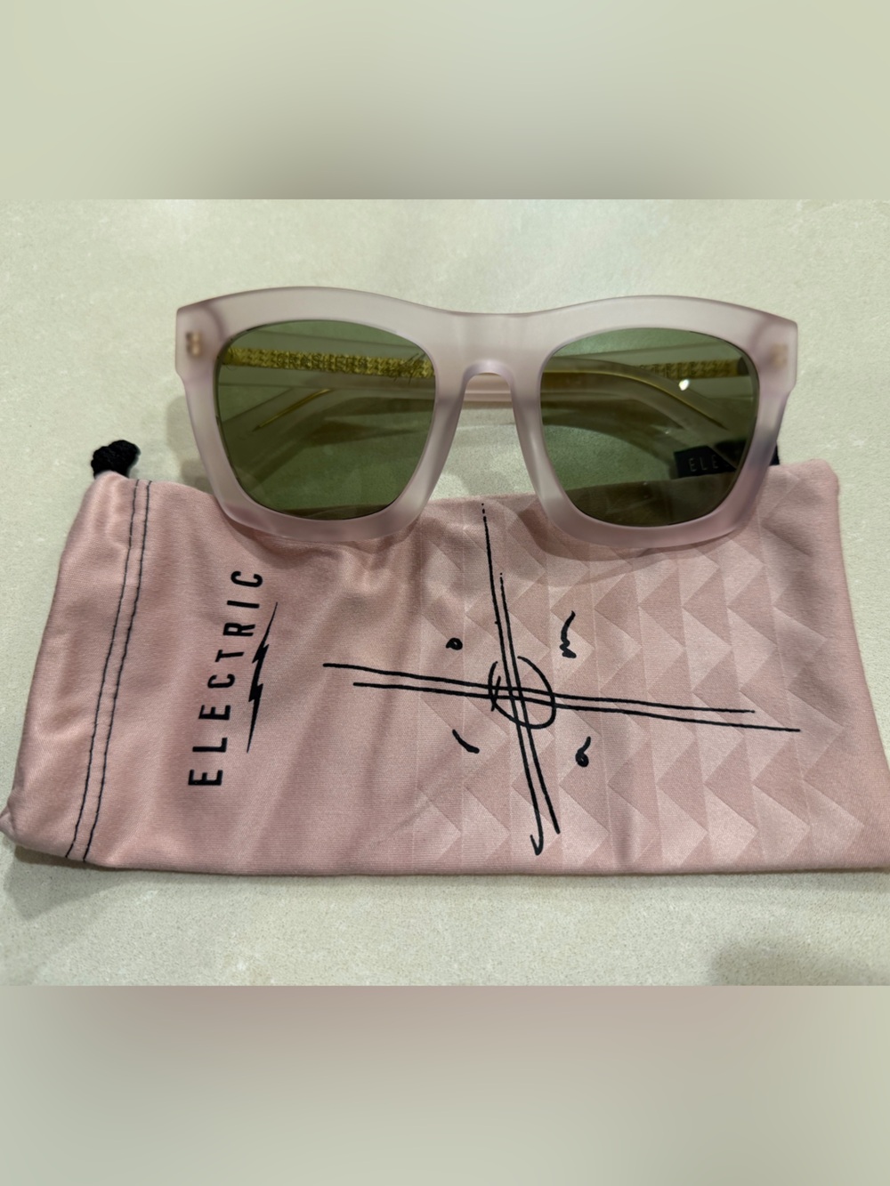 Electric Crasher pink matte Jason Mamoa sunglasses